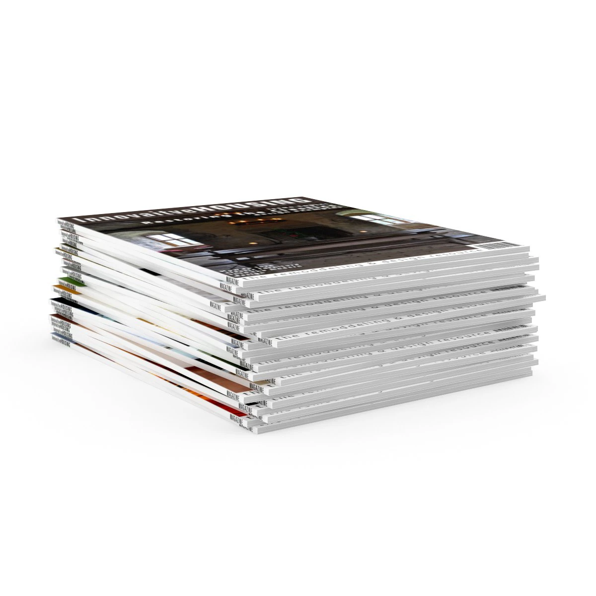 magazines set 02 3D Model .c4d .max .obj .3ds .fbx .stl .blend 