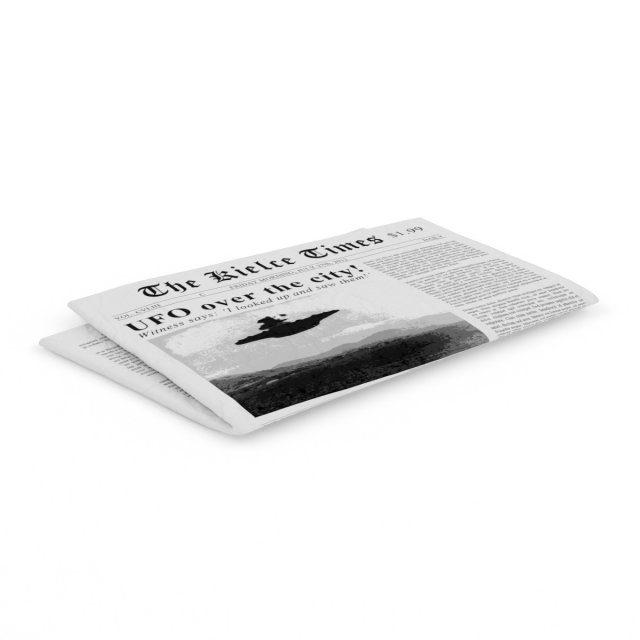 newspaper 3D Model .c4d .max .obj .3ds .fbx .stl .blend