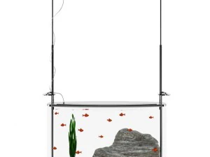 h&auml;ngendes Aquarium 3D Modell