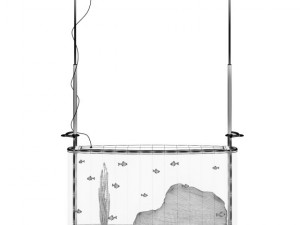 hanging aquarium 3D 模型