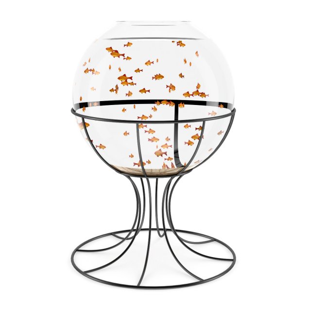 spherical aquarium Modèle 3D .c4d .max .obj .3ds .fbx .stl .blend 
