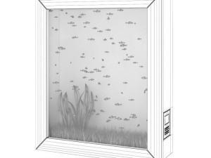 wallmounted aquarium 3D 모델