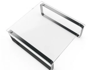 square glass coffe table 3D Model
