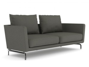 grey sofa with pillows 3D Модель