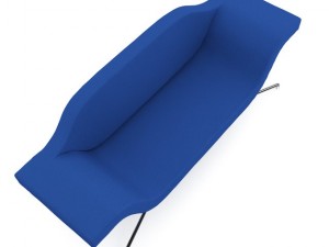 blue modern sofa Modèle 3D
