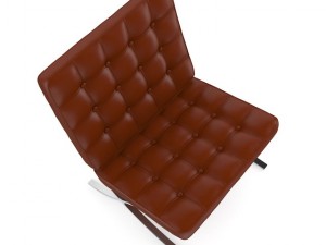 leather chair three colors 3D Модель