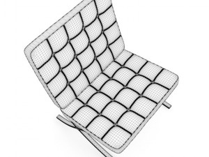 leather chair three colors 3D Модель