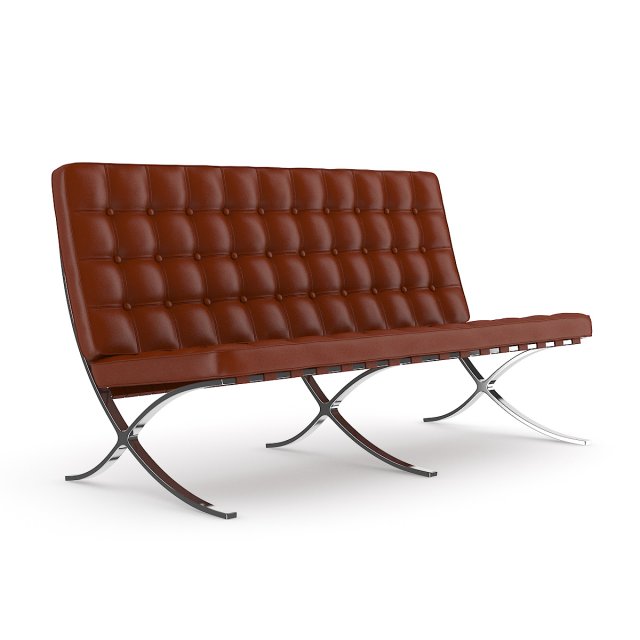 leather sofa three colors 3D 모델 .c4d .max .obj .3ds .fbx .stl .blend 