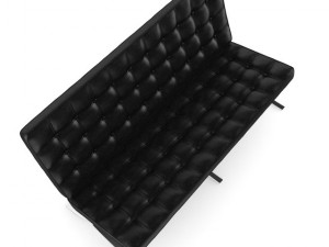 leather sofa three colors 3D 모델