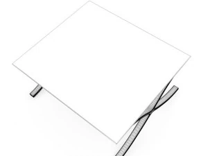 glass modern coffee table 3D Model