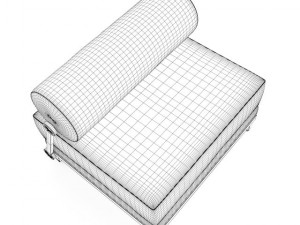 modern grey chair Modelo 3D