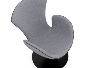 grey swivel armchair Modelo 3D