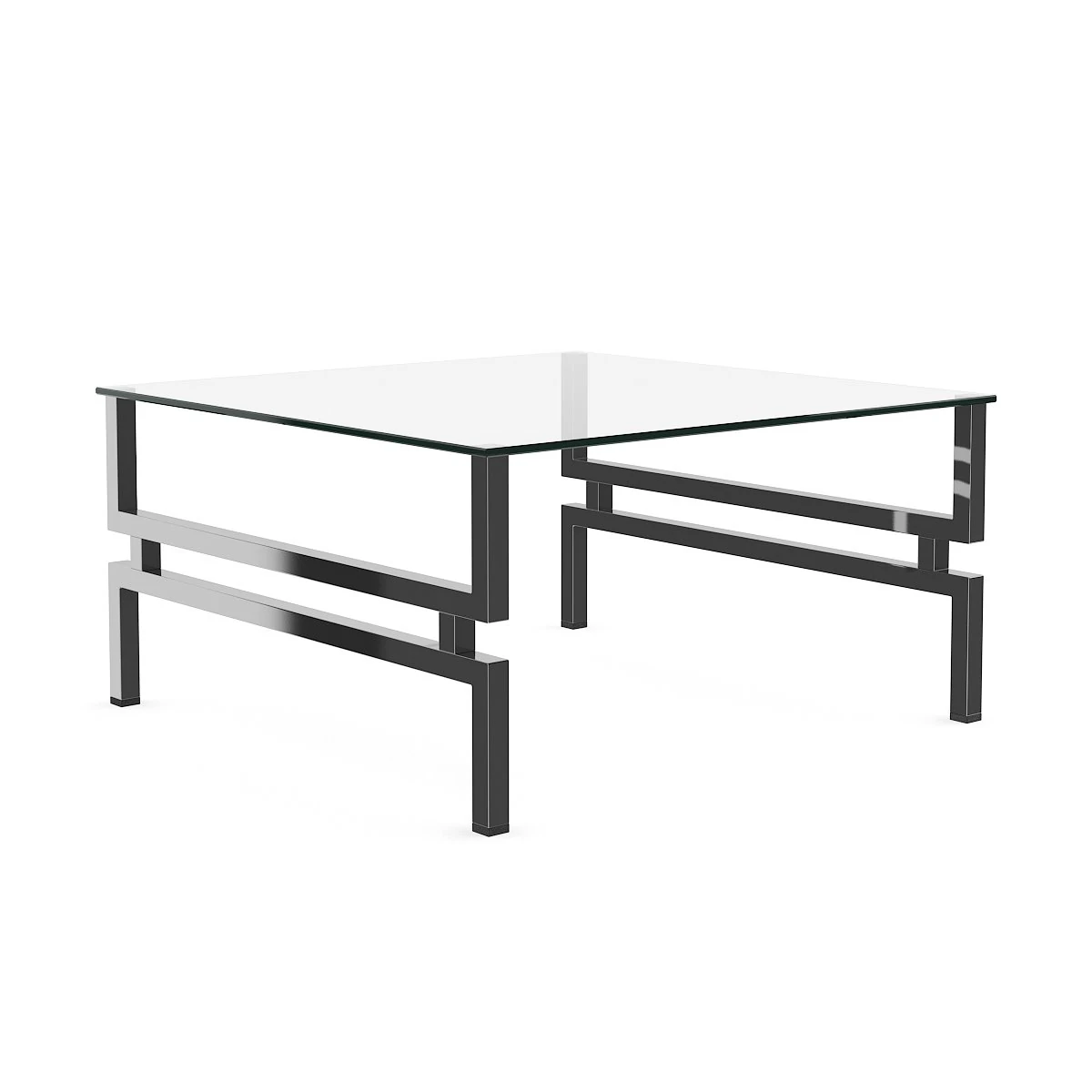 square glass table 3D Model .c4d .max .obj .3ds .fbx .stl .blend 