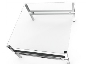square glass table 3D 모델