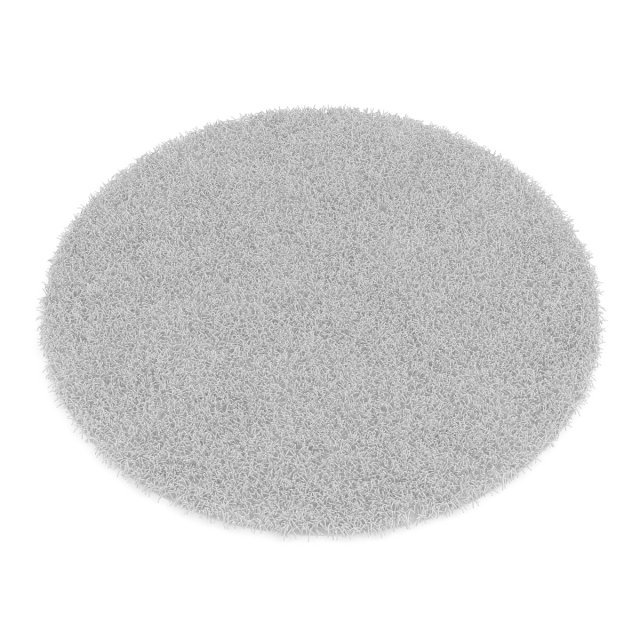 round light grey rug 3D Model .c4d .max .obj .3ds .fbx .stl .blend 