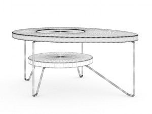 modern round coffee table Modèle 3D