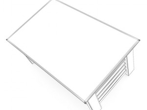classical wooden coffee table 3D Model