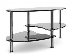 eliptical glass coffee table 3Dモデル