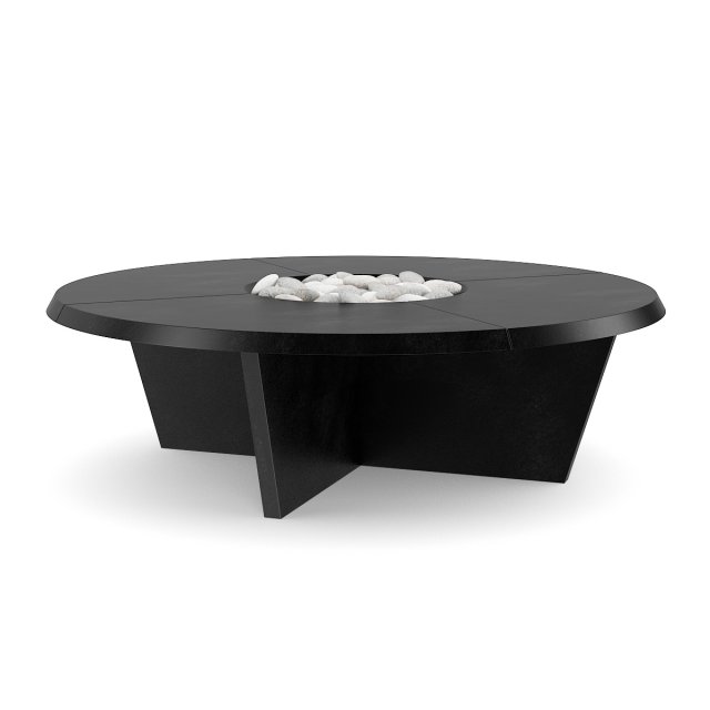 round black table 3D Model .c4d .max .obj .3ds .fbx .stl .blend 