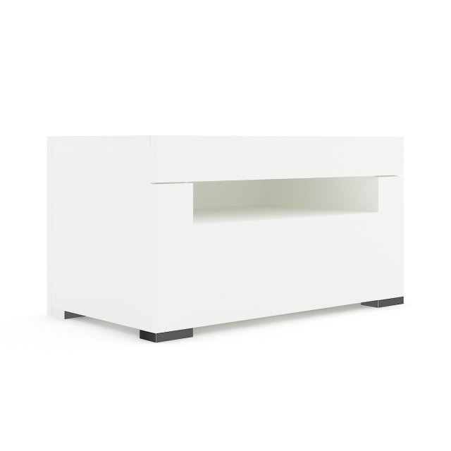 white bedside cabinet Modèle 3D .c4d .max .obj .3ds .fbx .stl .blend 