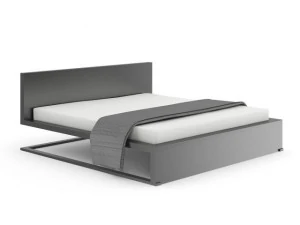 graues modernes Bett 3D Modell