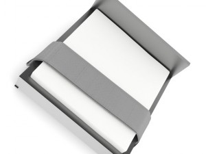 grey modern bed Modelo 3D