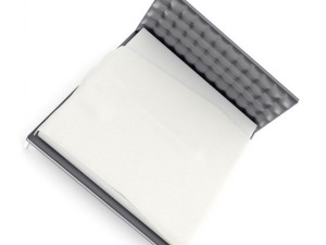 grey leather bed 3D Модель