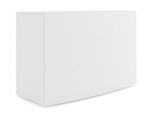 white rounded cupboard 3D Model