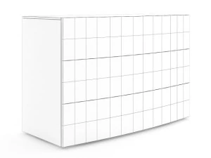 white rounded cupboard 3D Model