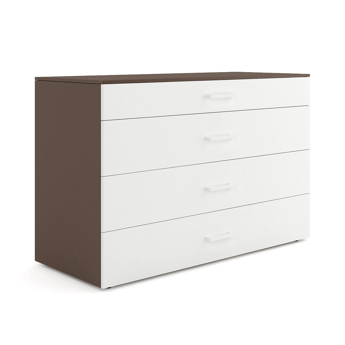 whitebrown cupboard 3D Model .c4d .max .obj .3ds .fbx .stl .blend