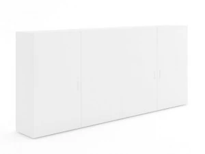 armadio doppio bianco Modello 3D