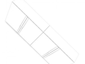 white double cupboard 3D 모델