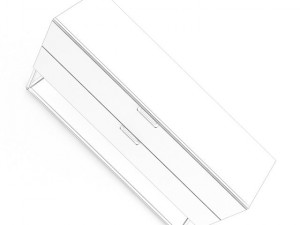 standing shelf with drawers 3D 모델