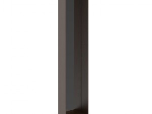 standing mirror in wooden frame 3D Model