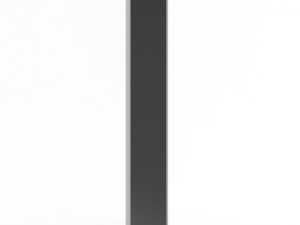 standing mirror in grey frame 3D 모델