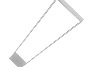 standing mirror in grey frame 3D Model