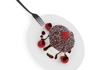 tiramisu with chocolate glaze 3Dモデル