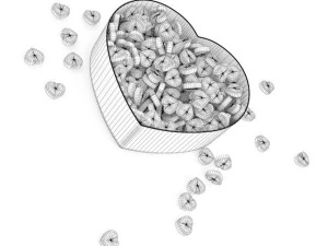 box of candies 3D Model