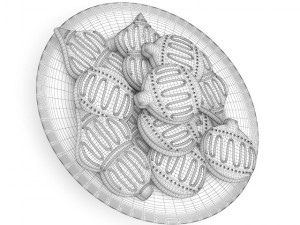 christmas cookies 3D Model