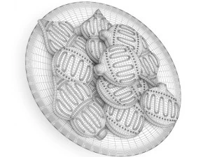 christmas cookies 3D Model