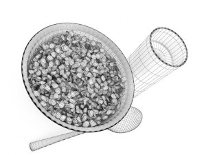 musli in bowl 3D Model