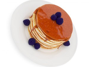 pancakes with syrup 3D 模型