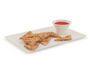 nachos with sauce Modello 3D