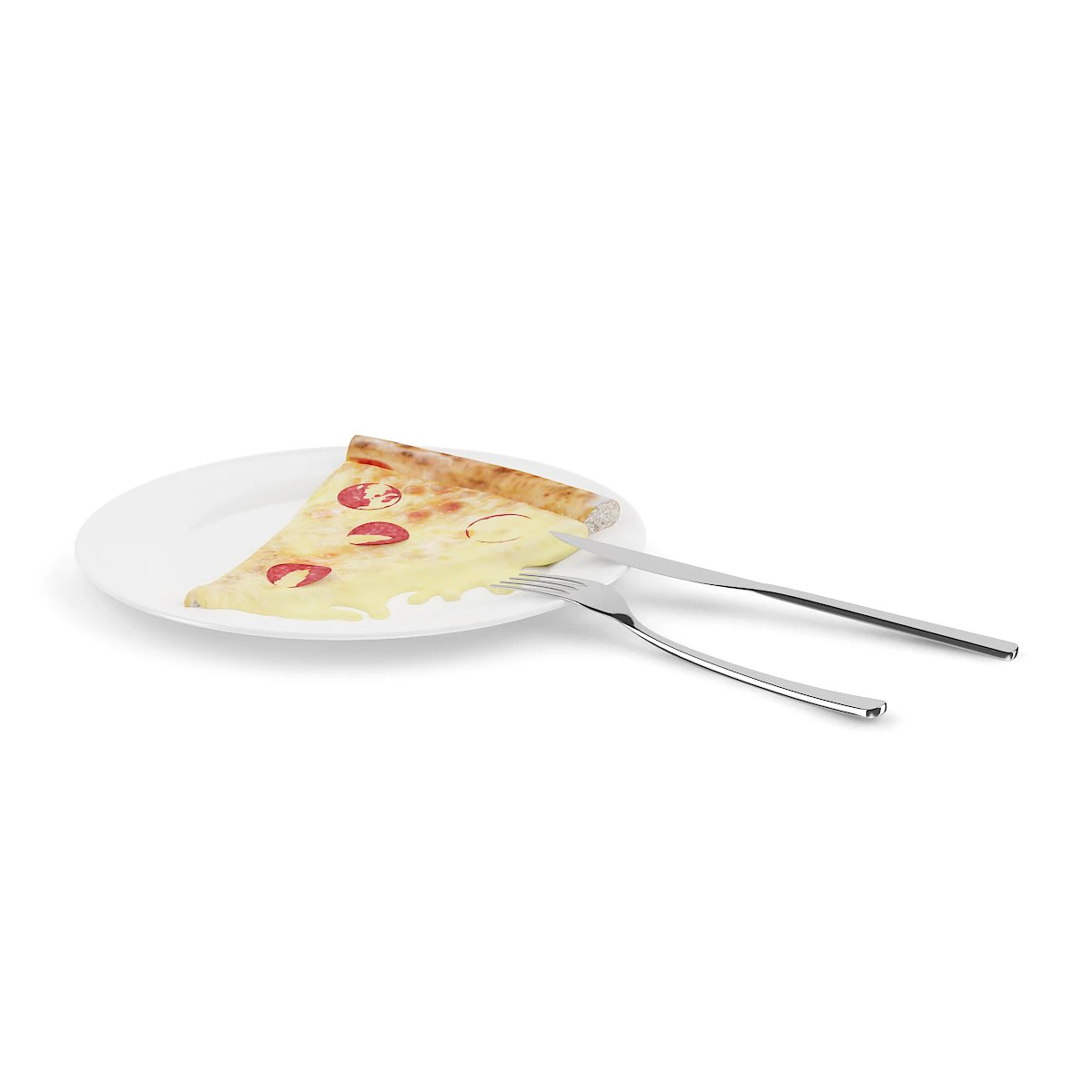 slice of pizza 3D Model .c4d .max .obj .3ds .fbx .stl .blend