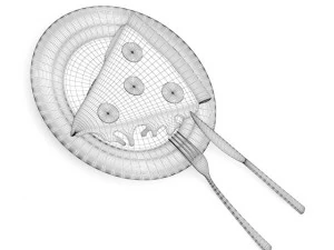 slice of pizza 3D Model