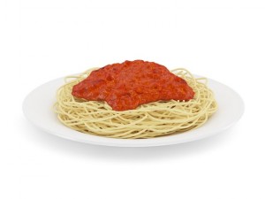 spaghetti napoli 3Dモデル