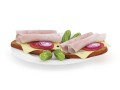 sandwiches on plate Modèle 3D