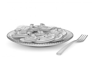 tomato salad Model 3D