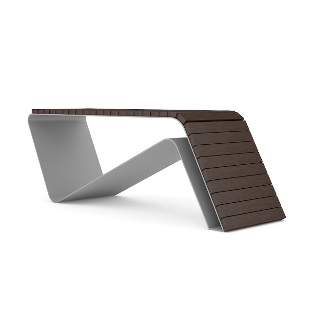 wooden bench 1 3D-Modell .c4d .max .obj .3ds .fbx .stl .blend 