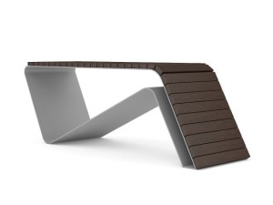 wooden bench 1 Model 3D